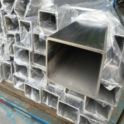 Polished Seamless Stainless Steel Pipe 201 304 316 Square Shape Weldable 904L 409L Steel Tube JIS/EN/ASIS Standards