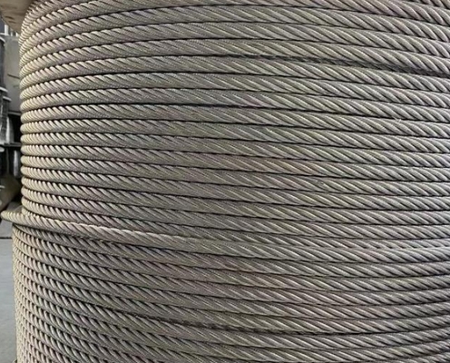 7*19 8mm 10mm 12mm 316 Stainless Steel Crane Wire Rope with Loop