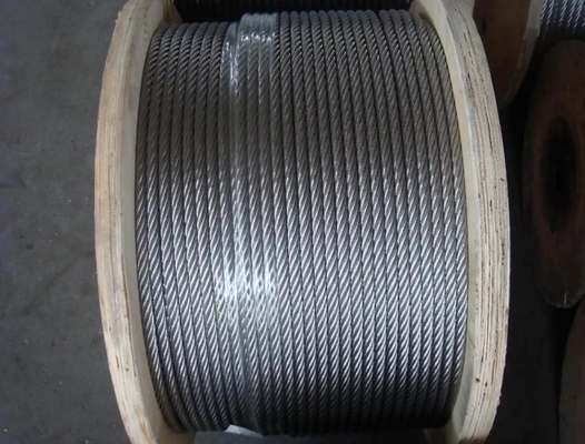 7*19 8mm 10mm 12mm 316 Stainless Steel Crane Wire Rope with Loop